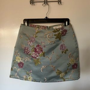 Floral Mini Skirt, size S